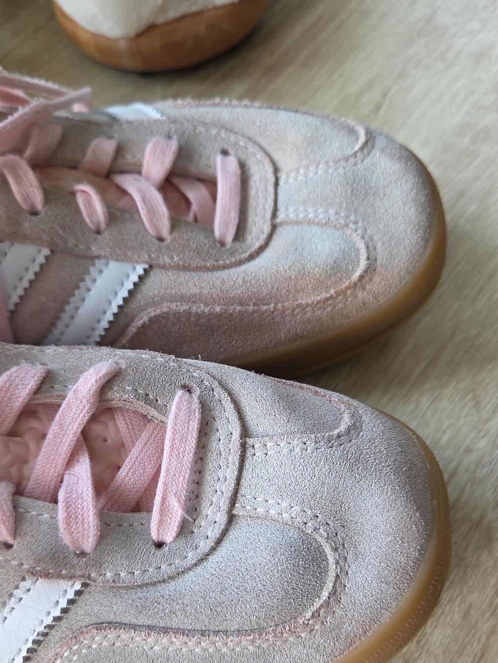 adidas Gazelle Women’s Pink Suede Sneakers - Picture 5 of 11
